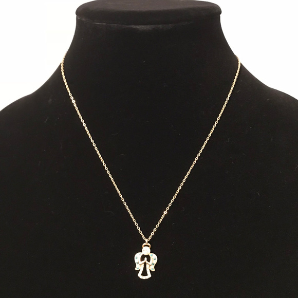 Danbury Mint Jewelry Vintage Danbury Mint Angel Necklace Poshmark
